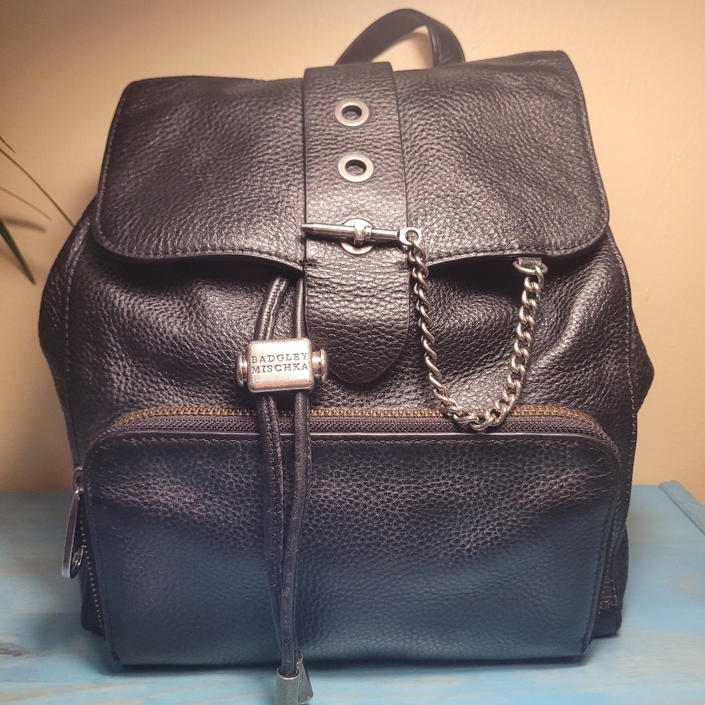 Badgley Mischka Beulah leather backpack